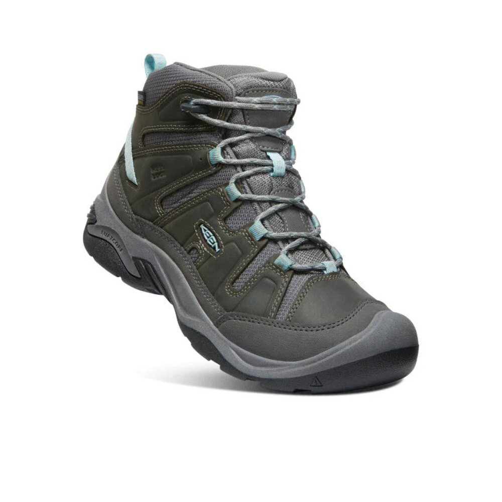 KEEN Women's Circadia Mid Height Waterproof Hiking Boots(KEEN.FUSION routsole)
